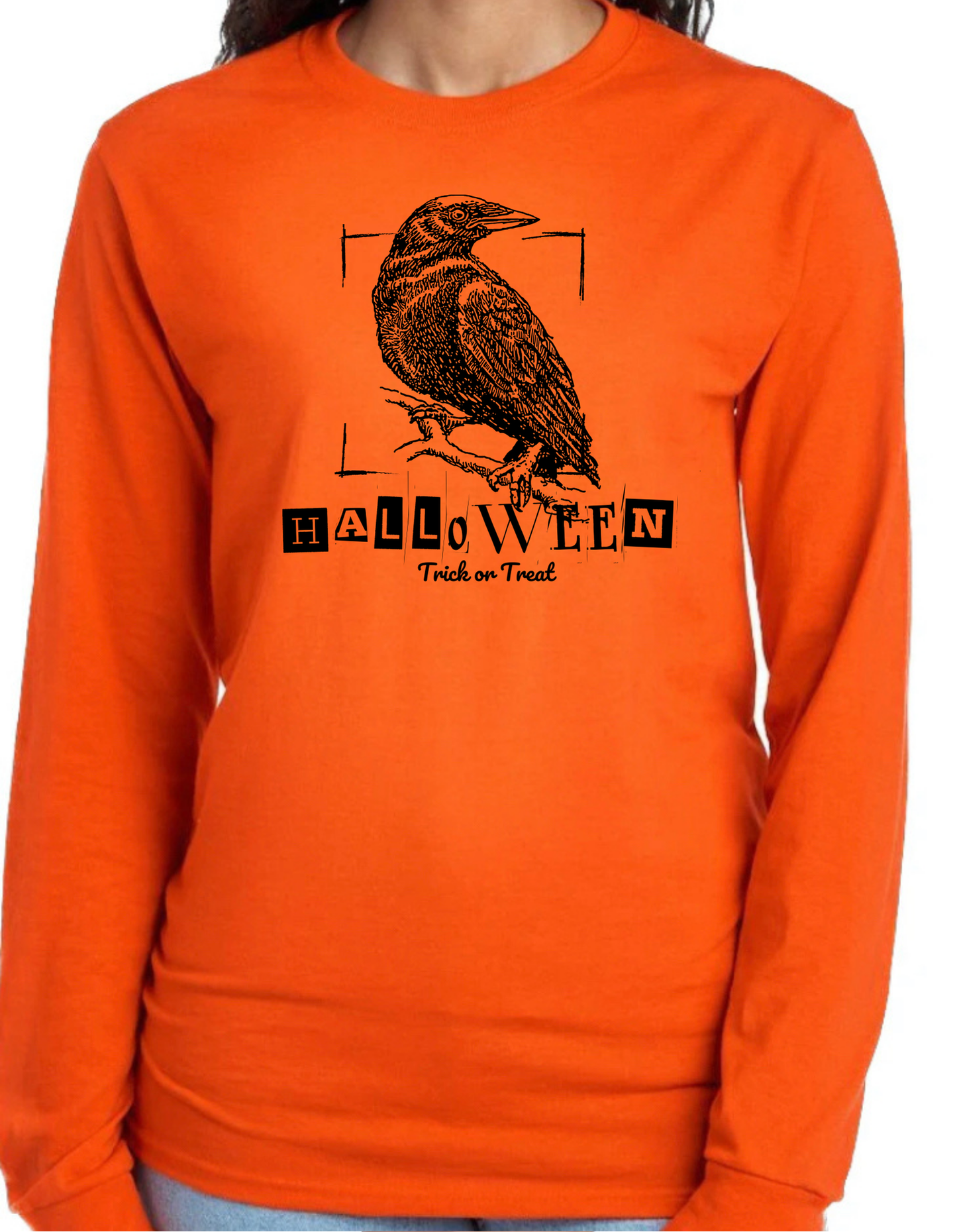 Halloween Crow Longsleeve