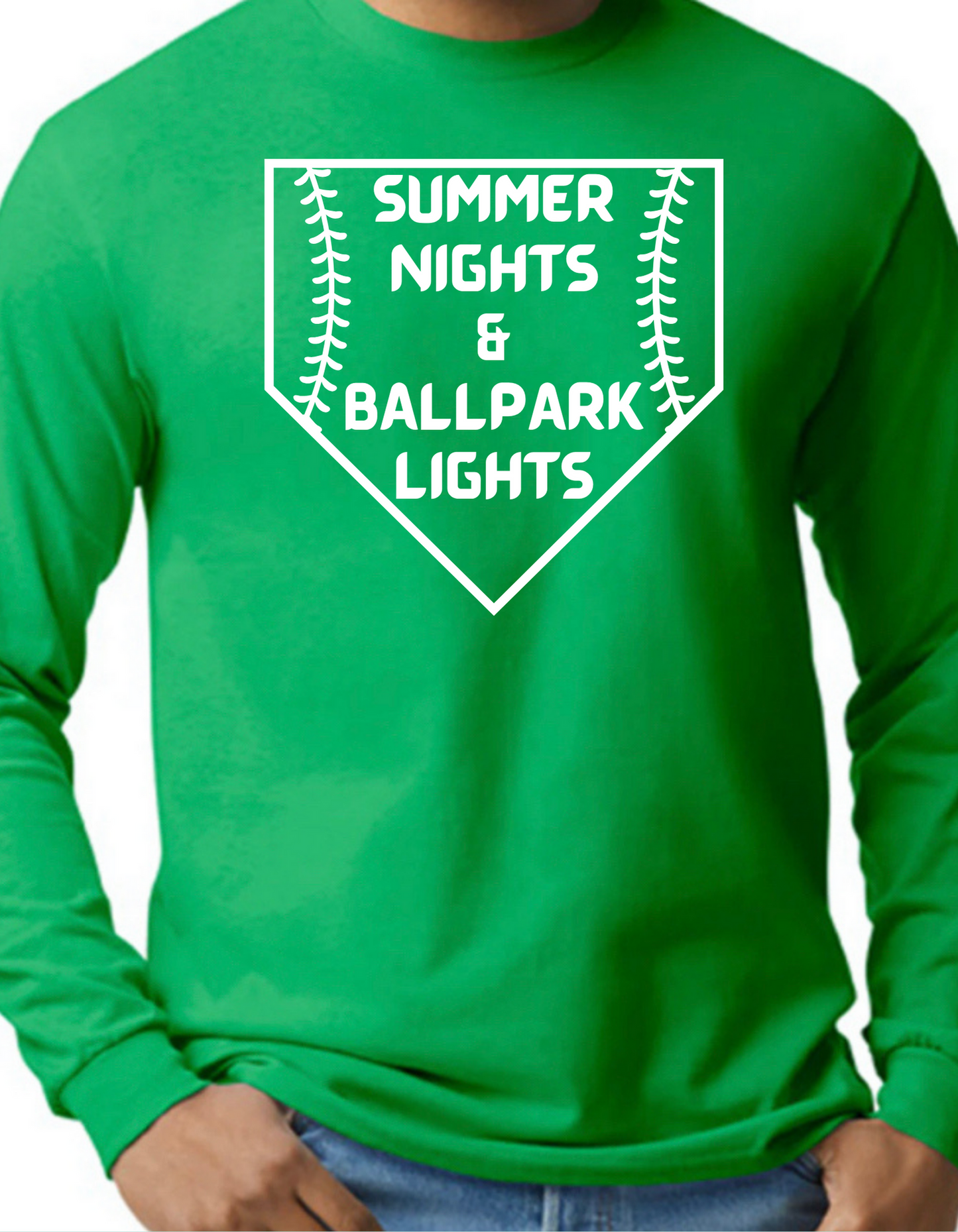 Summer Nights & Ballpark Lights Longsleeve