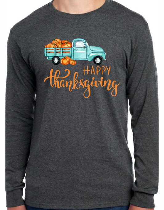 Happy Thanksgiving Truck Longsleeve