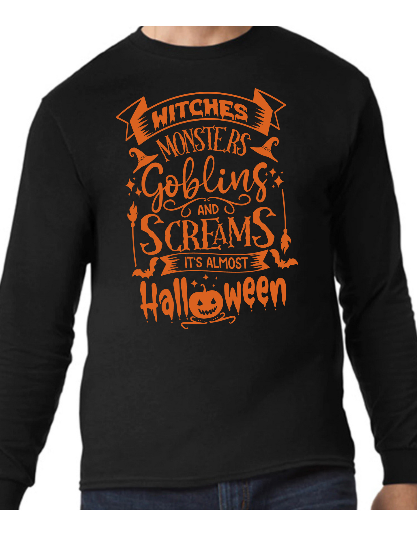 Witches, Monsters, Goblins Longsleeve