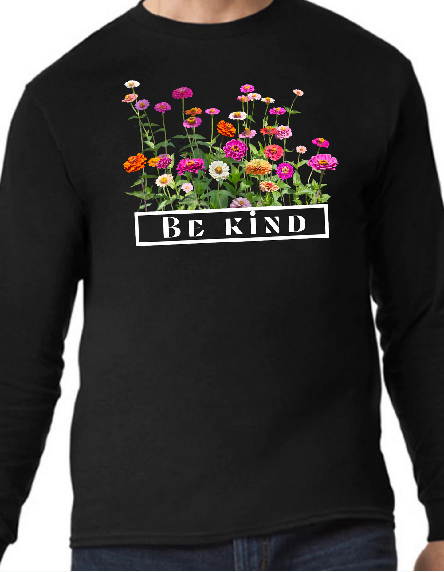 Be Kind Flowers Longsleeve