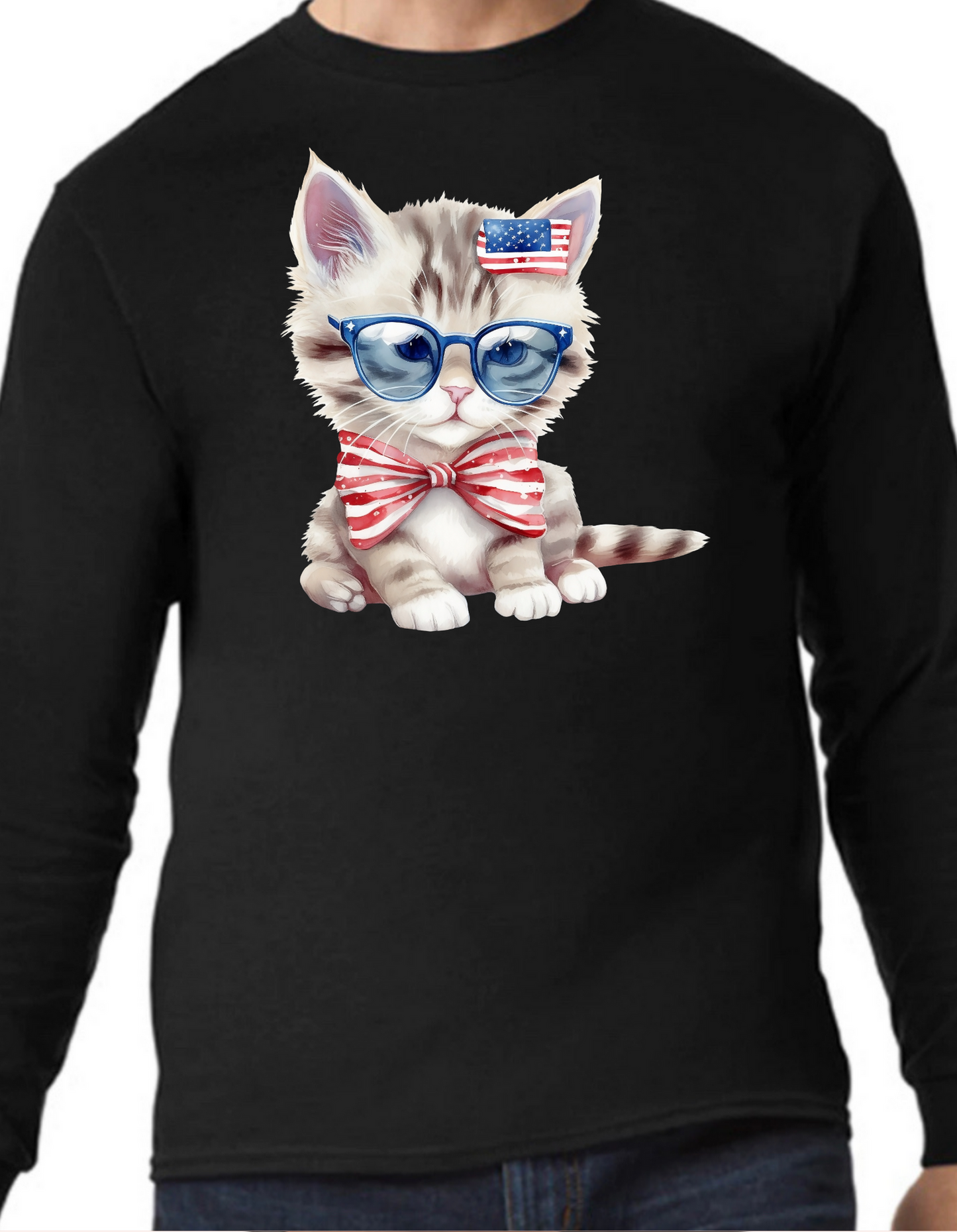 Patriotic Kittens Longsleeve