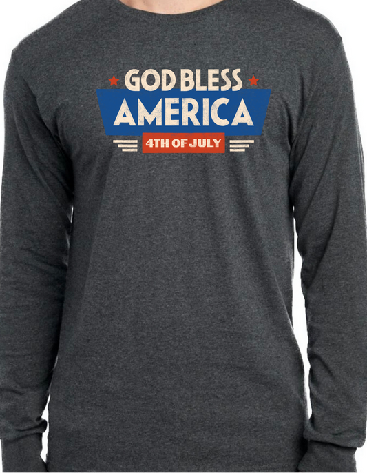 God Bless America Longsleeve