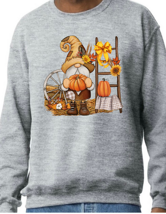 Vintage Fall Gnome Crewneck