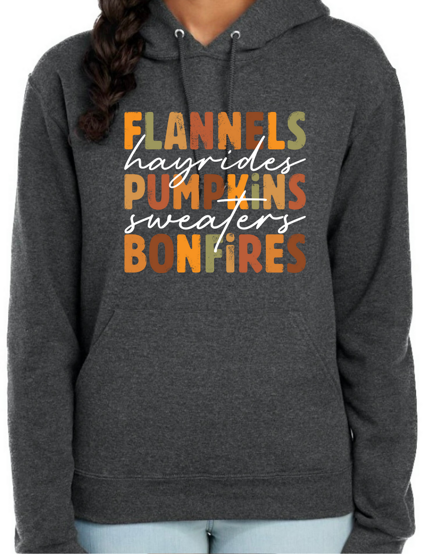 Flannels, Hayrides, Pumpkins Hoodie