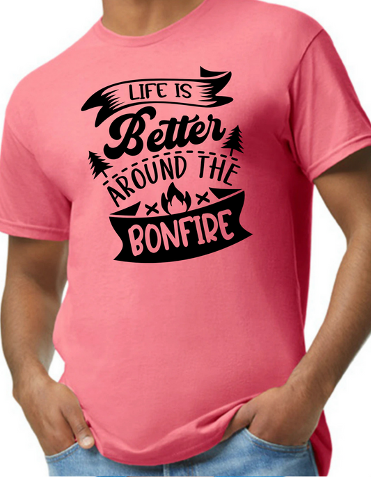 Life is Better Around the Bonfire Graphic Tee