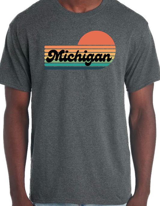 Sunset Michigan Graphic Tee