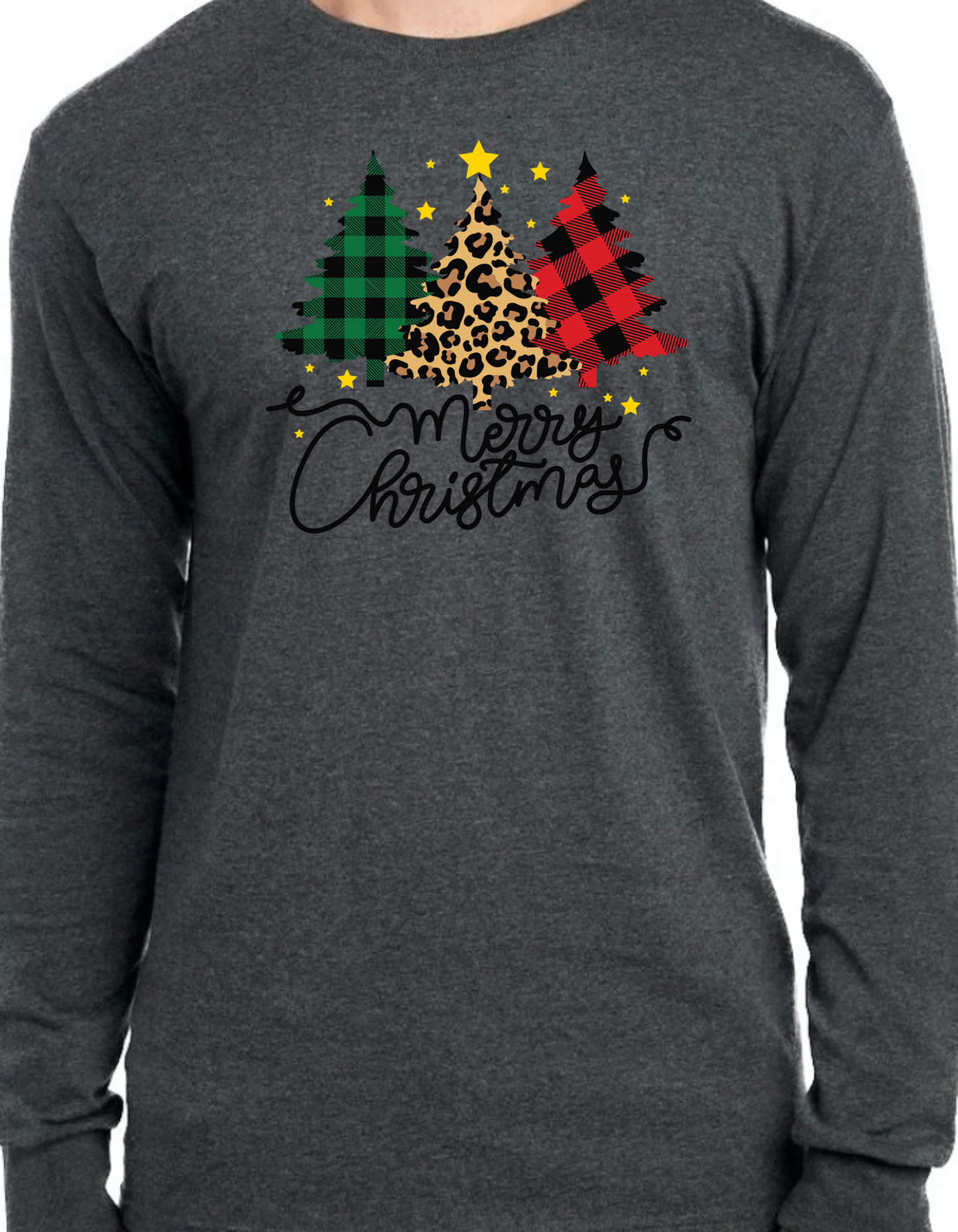 Plaid Christmas Trees Longsleeve