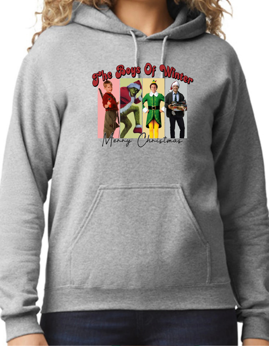 The Boys of Winter: Merry Christmas Hoodie