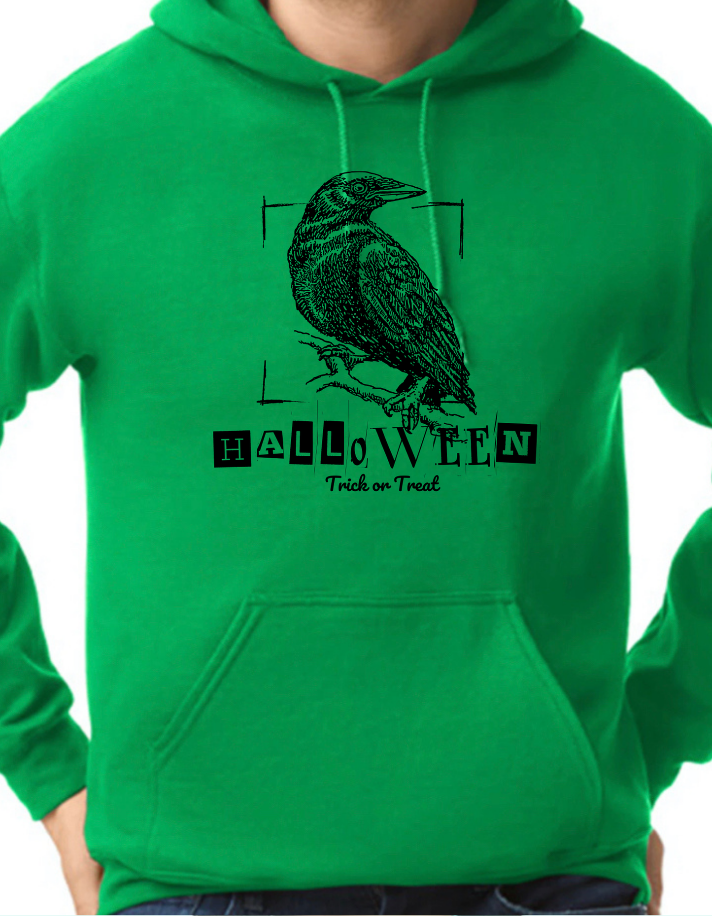 Halloween Crow Hoodie