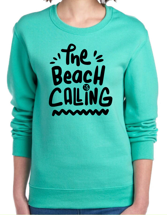 The Beach is Calling Crewneck