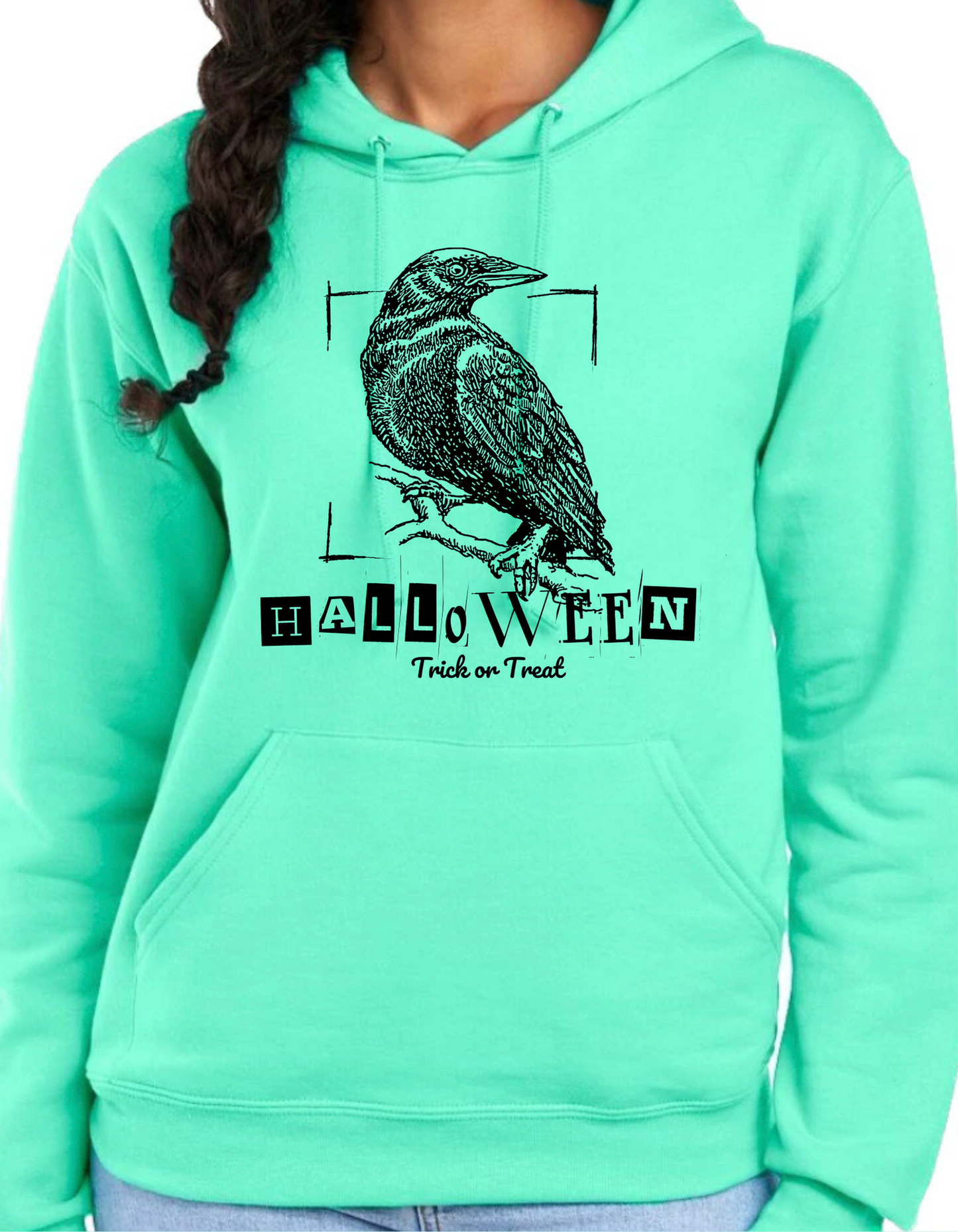 Halloween Crow Hoodie