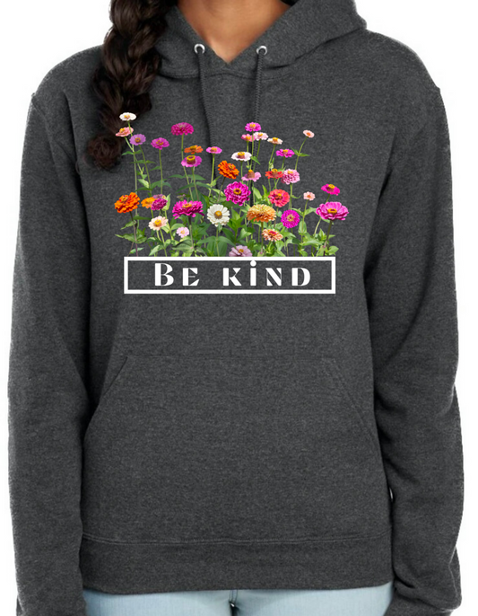 Be Kind Flowers Hoodie