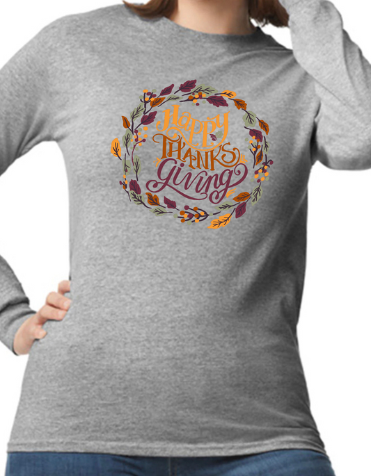 Thanksgiving Wreath Longsleeve