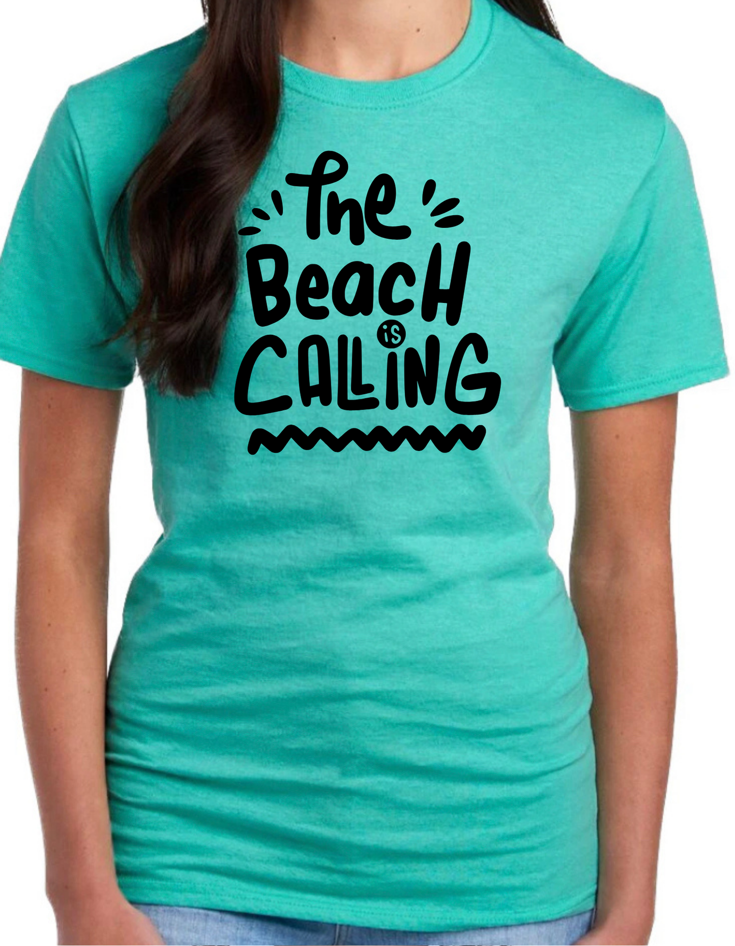 The Beach is Calling Graphic Tee