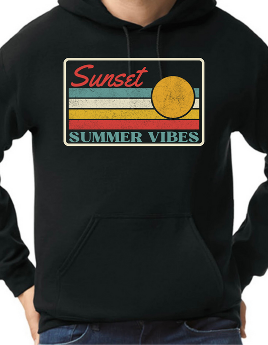 Sunset, Summer Vibes Hoodie