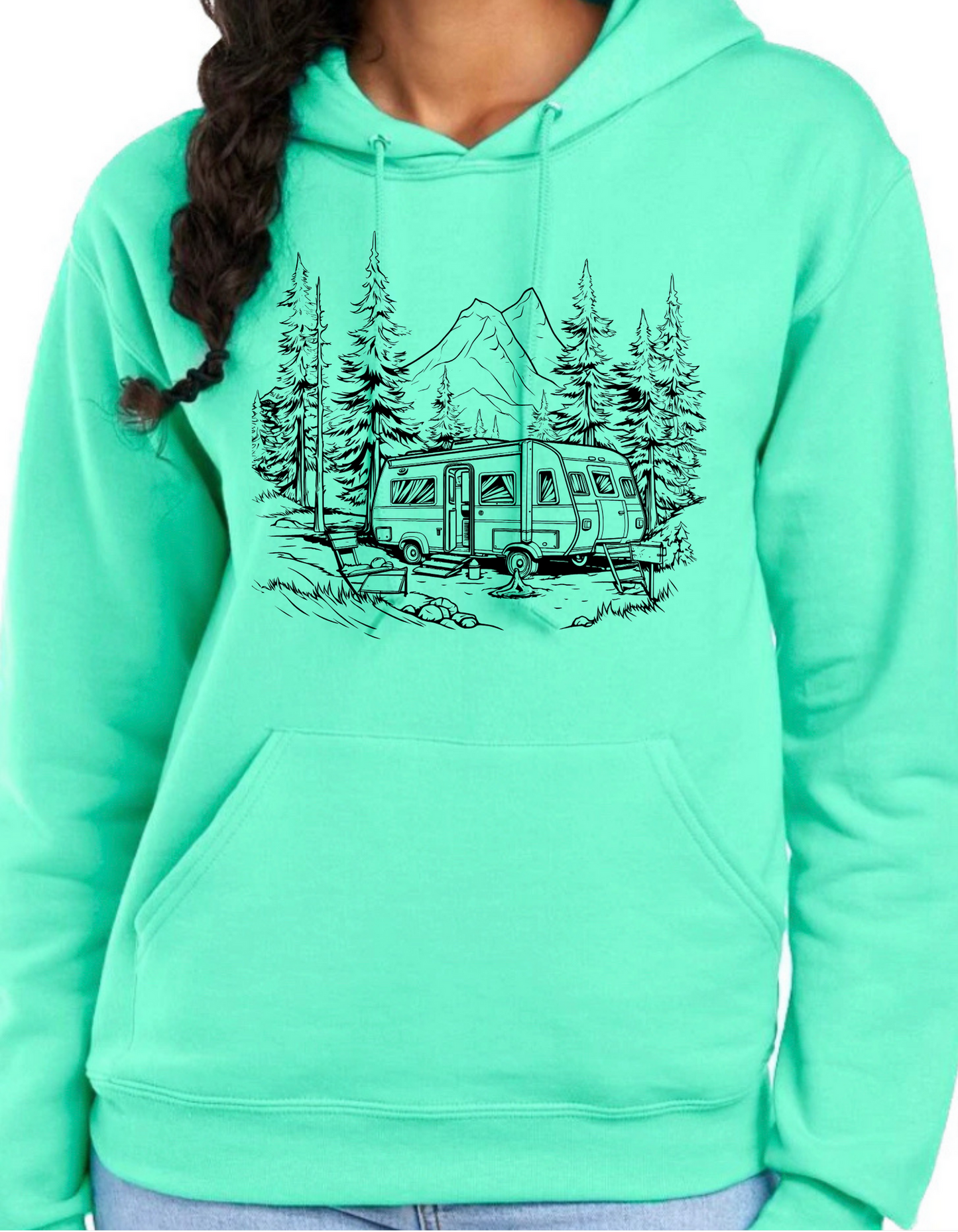 Camping in the Mountains Hoodie