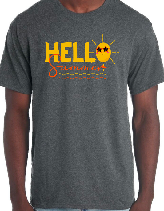 Hello Summer Sunshine Graphic Tee