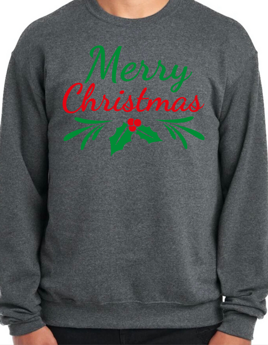 Christmas Holly Crewneck