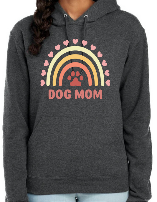 Dog Mom Rainbow Hoodie