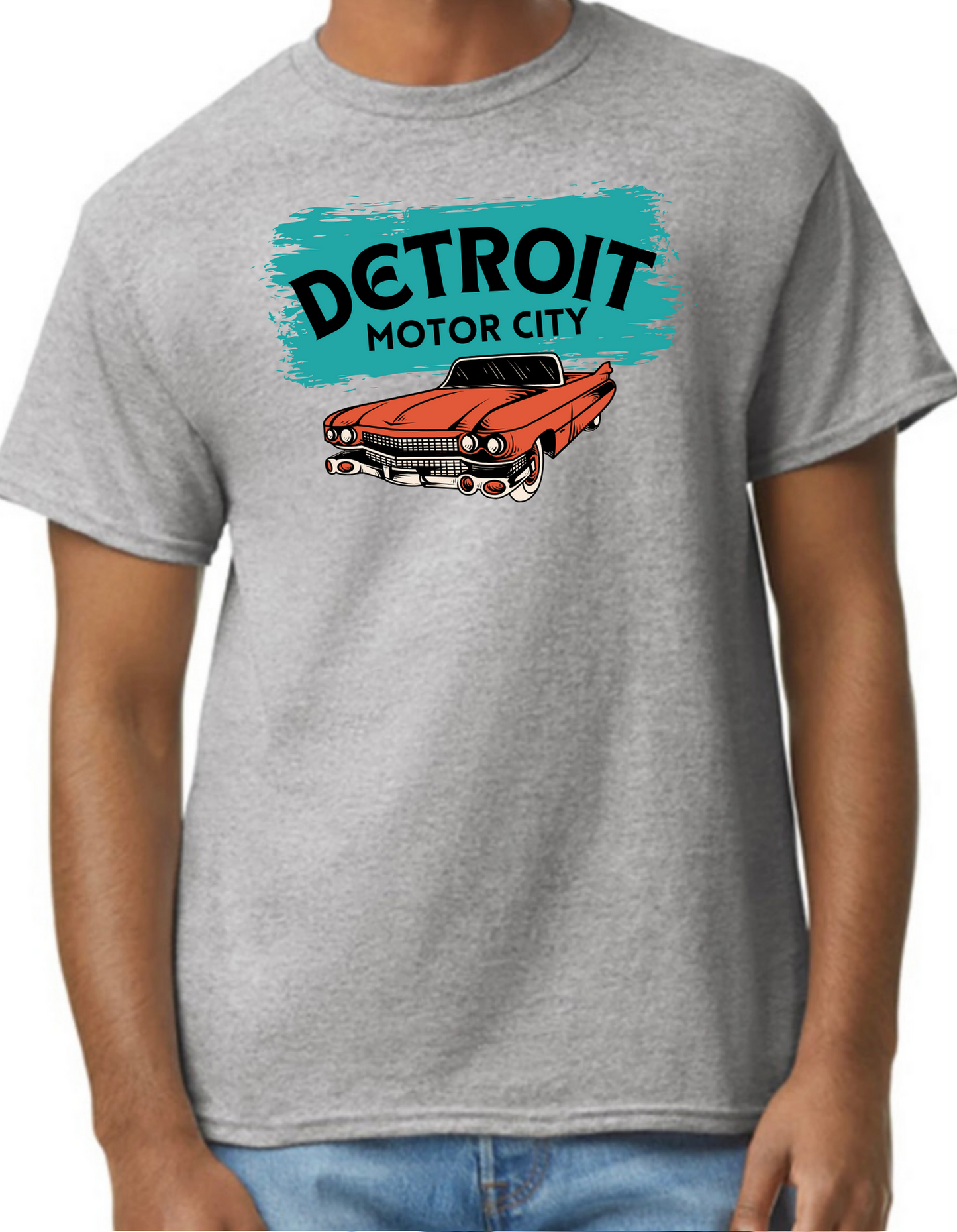 Detroit, Motor City Graphic Tee