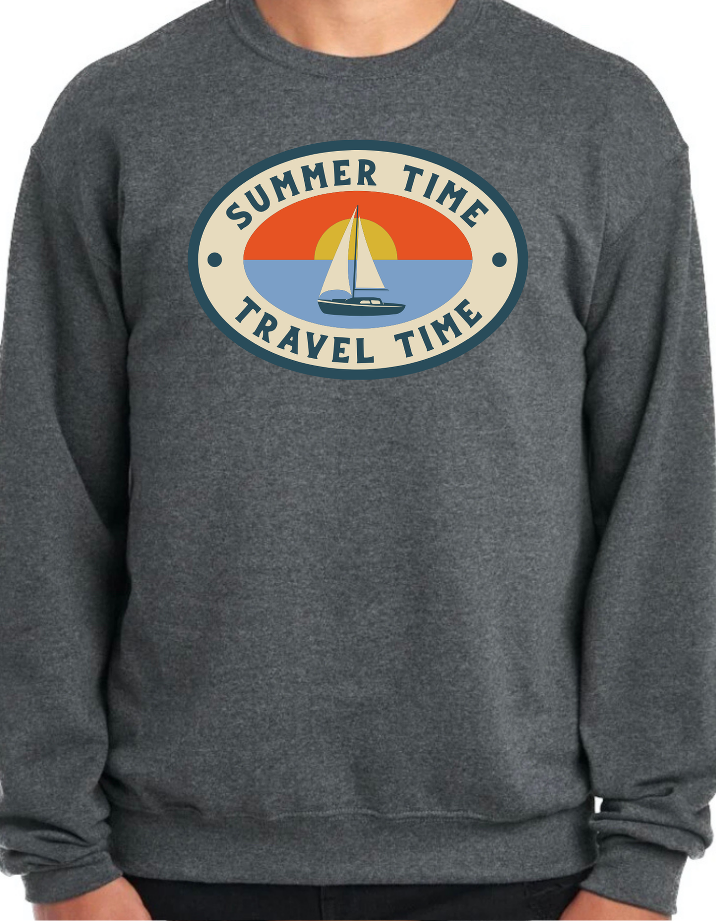 Summer Time • Travel Time Crewneck