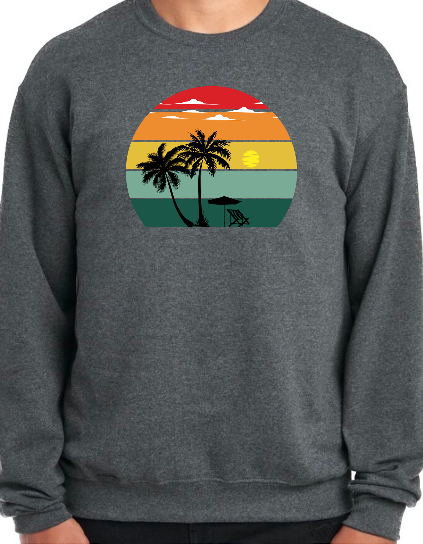 Sunset Rainbow Crewneck