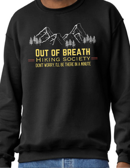 Out of Breath Hiking Season Crewneck