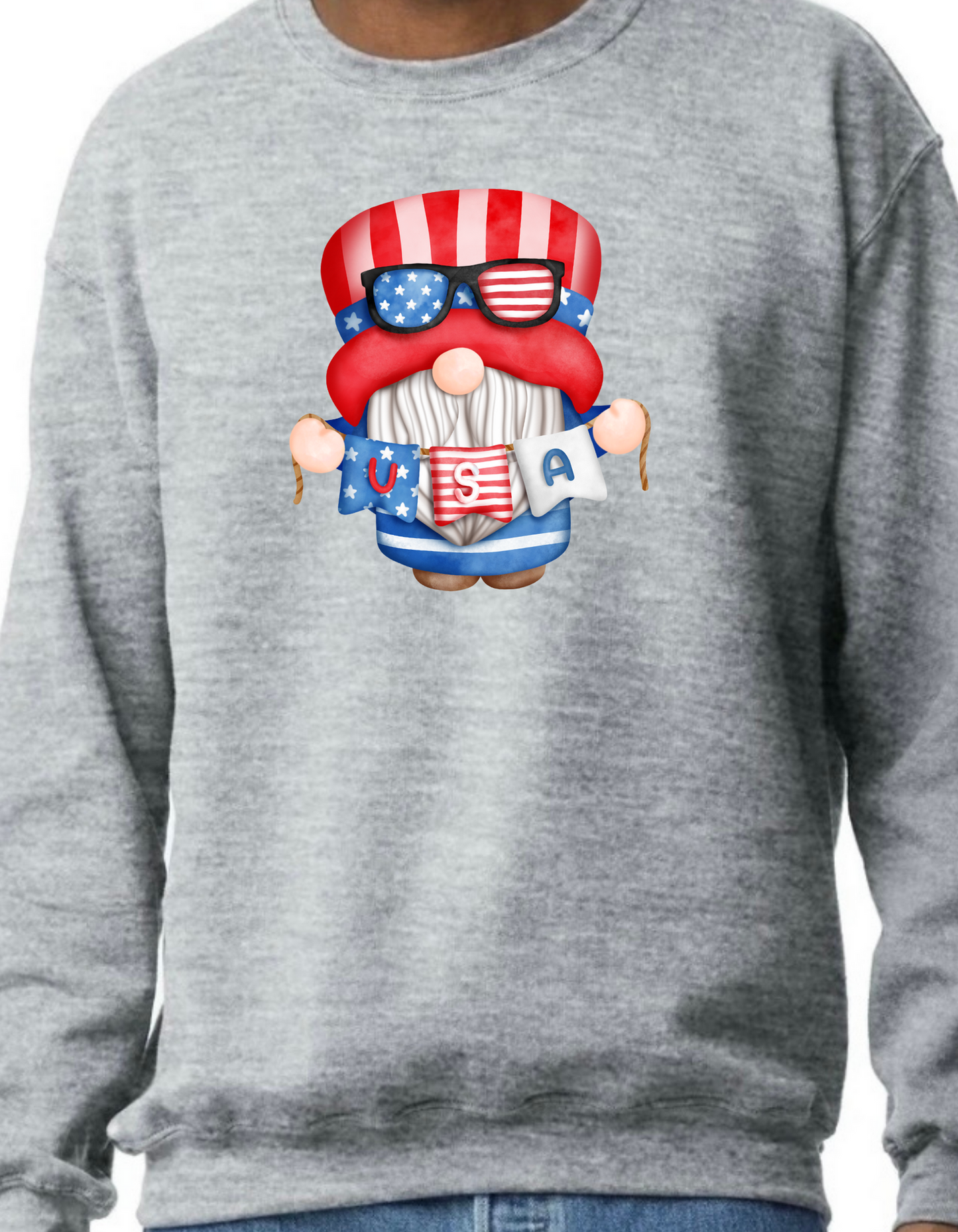 USA Gnome Crewneck