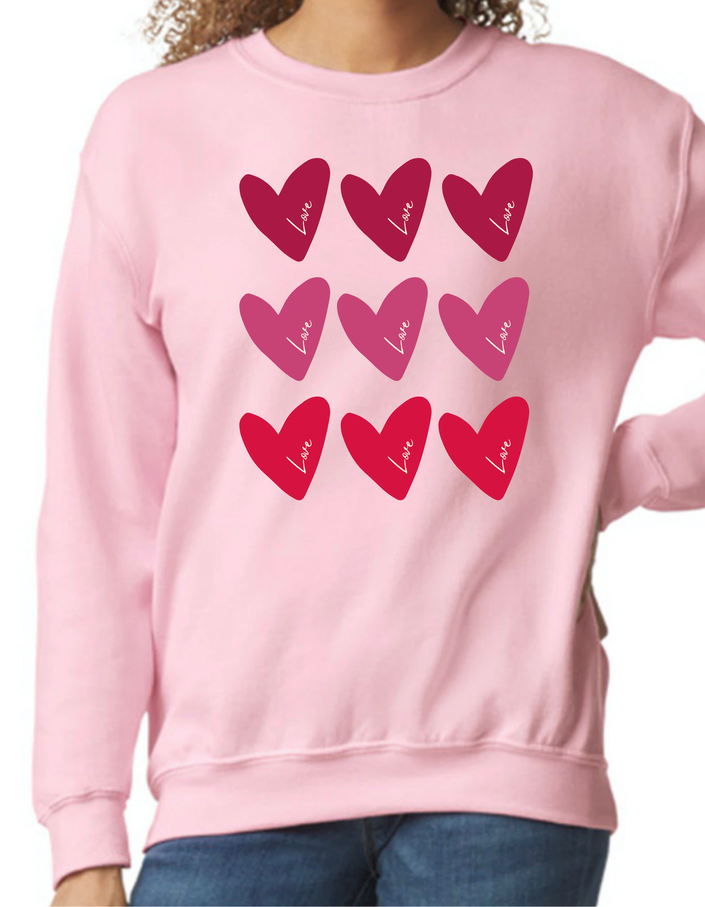 Love Hearts Crewneck