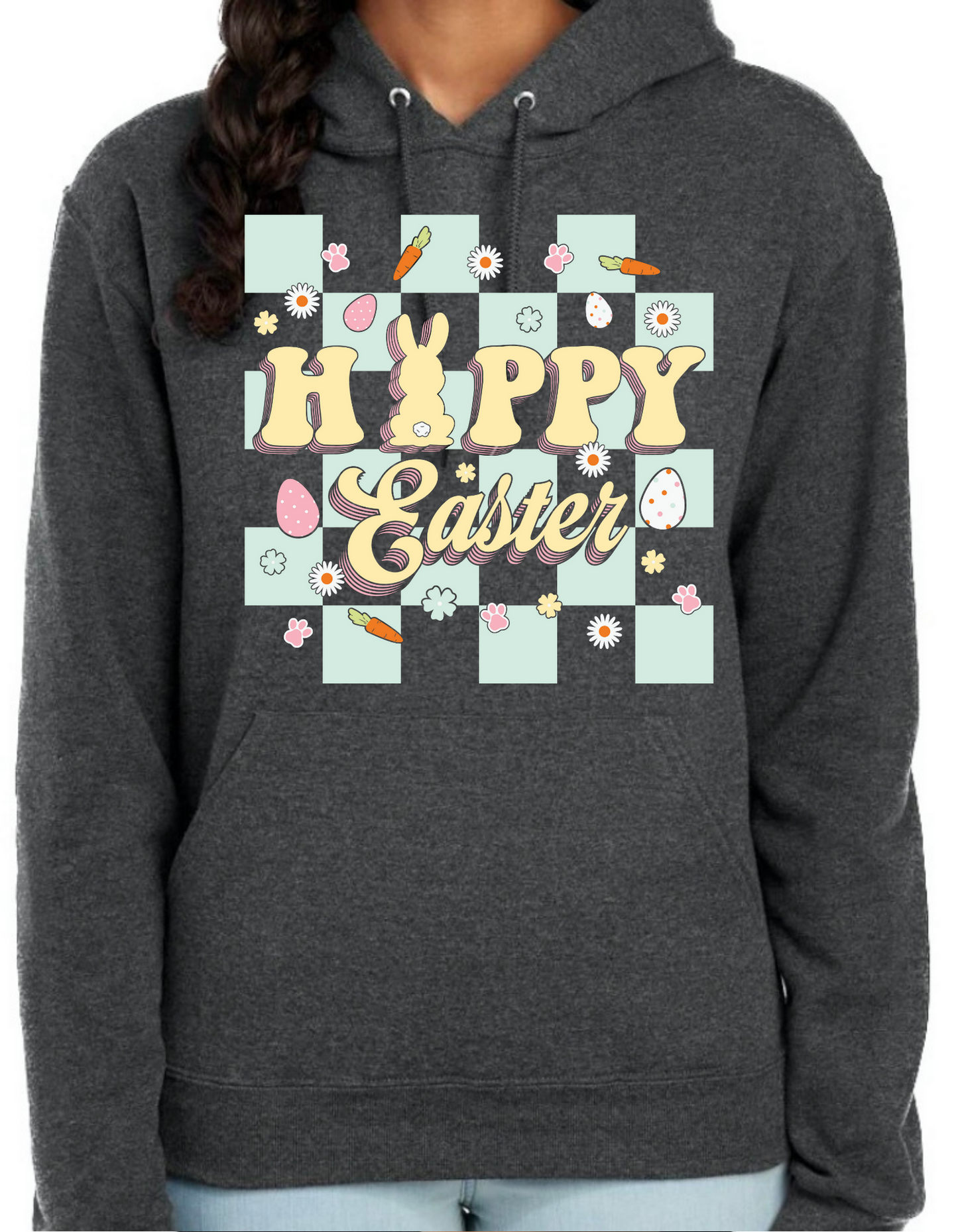 Retro Happy Easter Hoodie