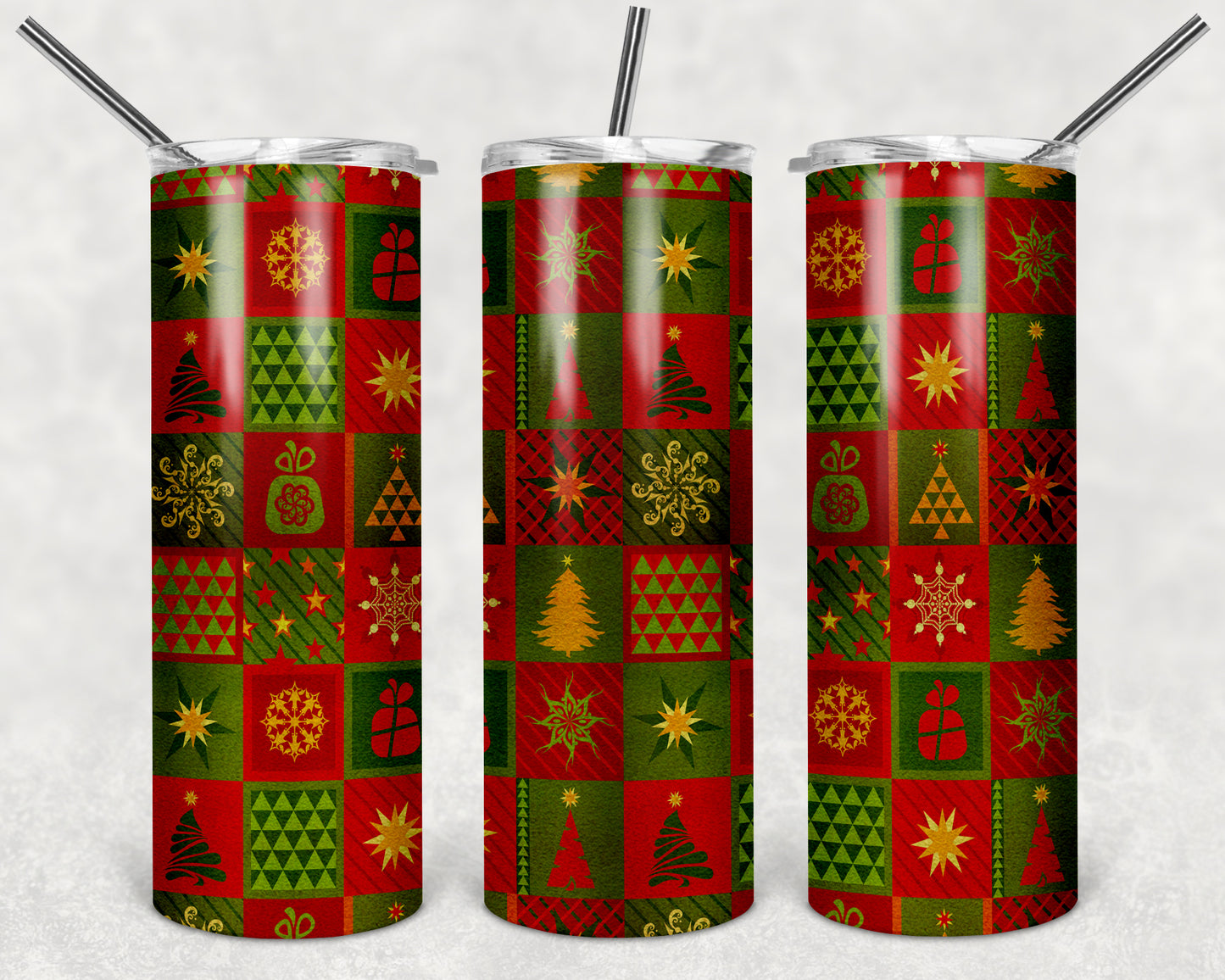 Christmas Patterns 20oz Tumblers