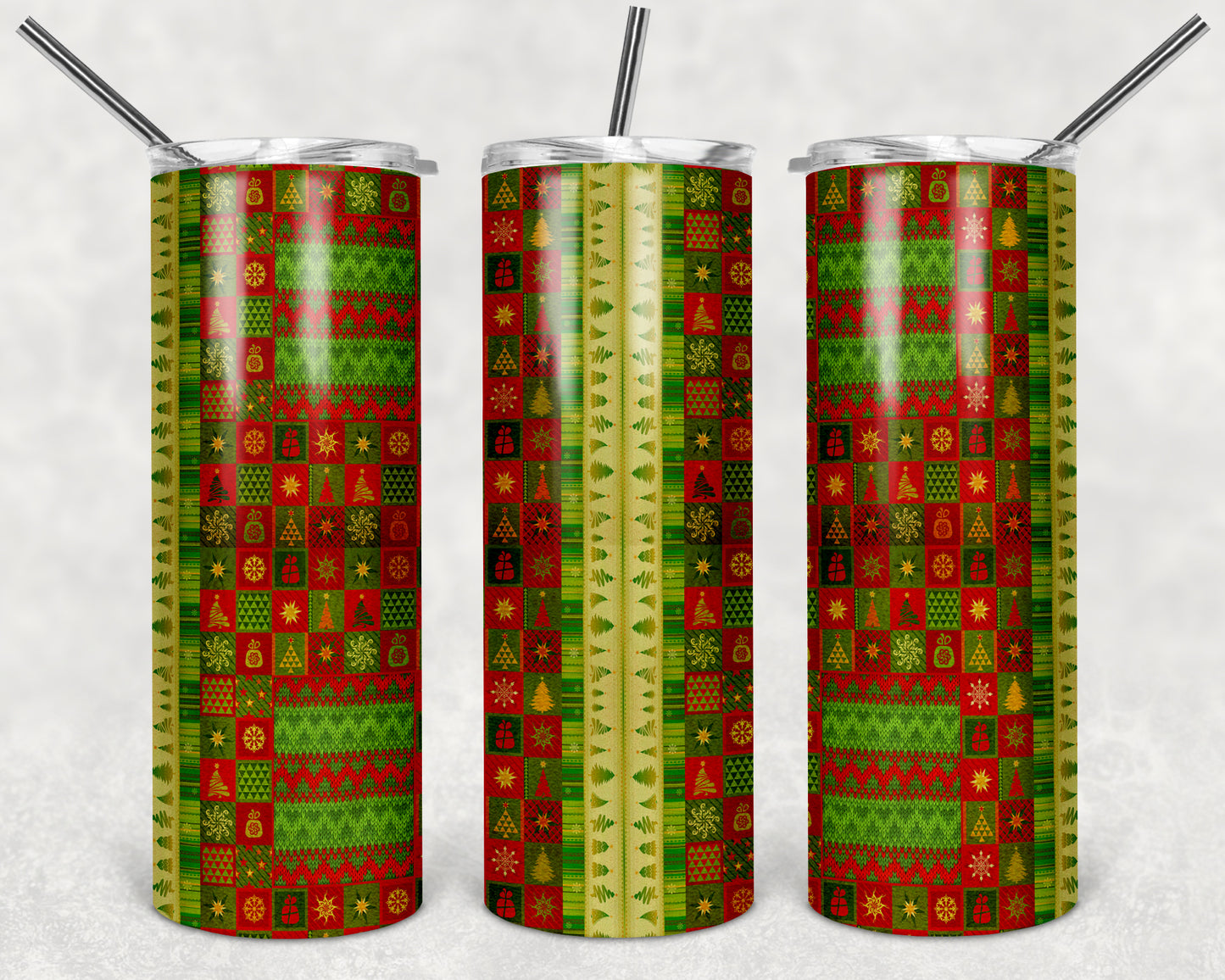 Christmas Patterns 20oz Tumblers