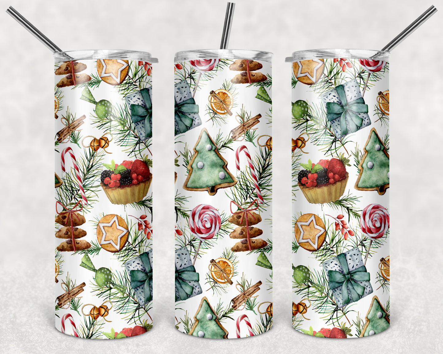 Christmas Patterns 20oz Tumblers