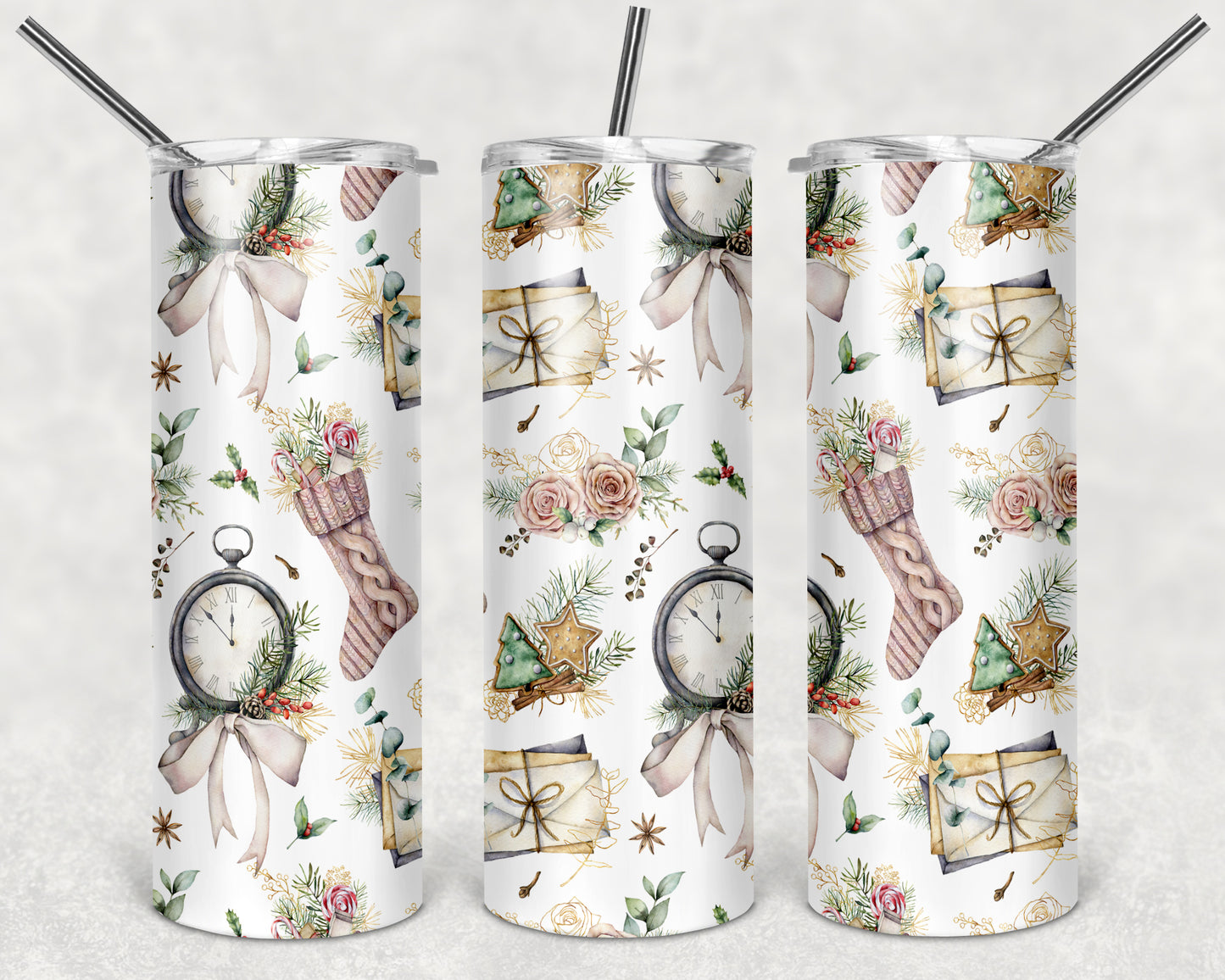 Christmas Patterns 20oz Tumblers