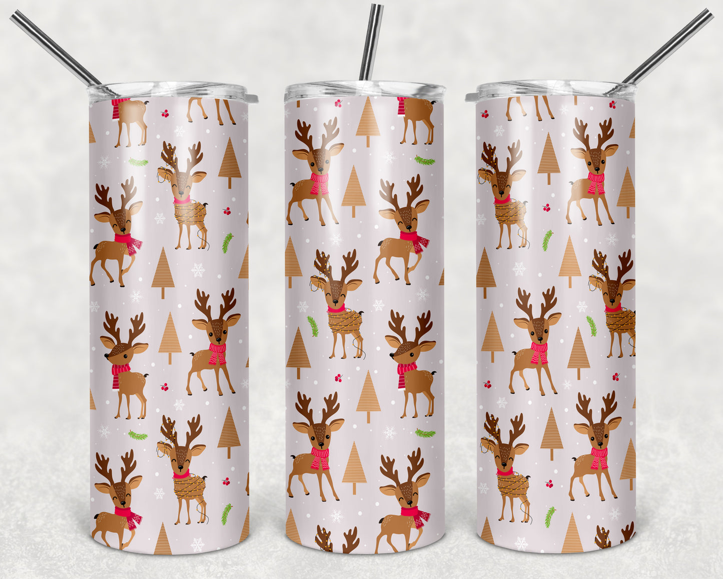 Christmas Patterns 20oz Tumblers