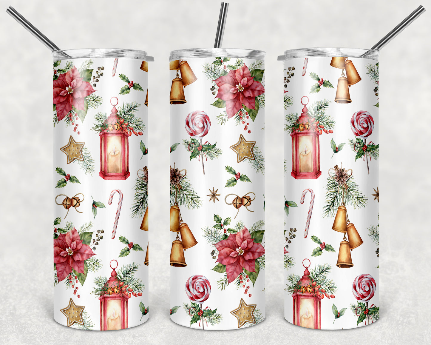 Christmas Patterns 20oz Tumblers