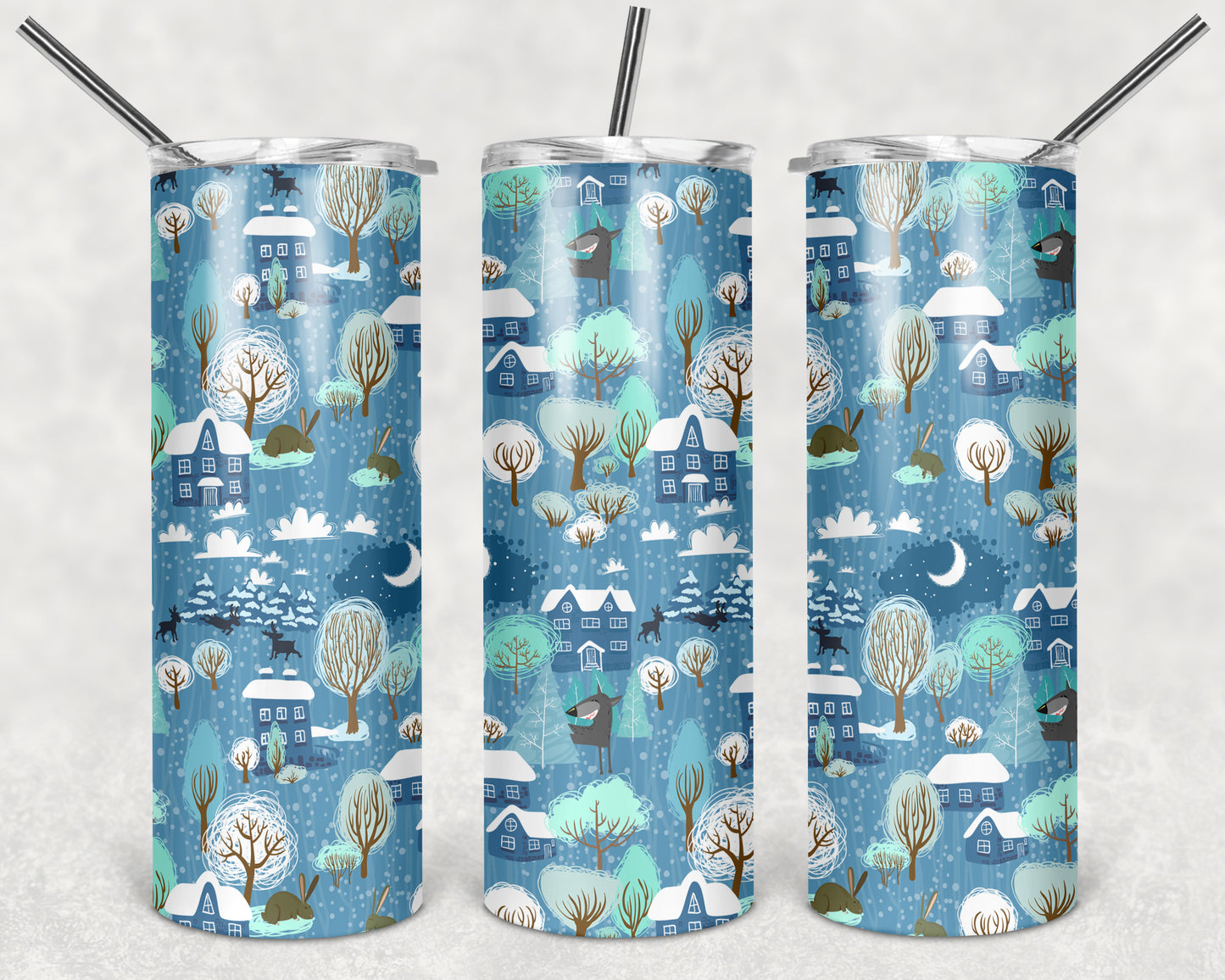 Christmas Patterns 20oz Tumblers