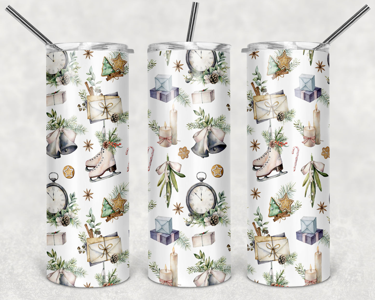 Christmas Patterns 20oz Tumblers