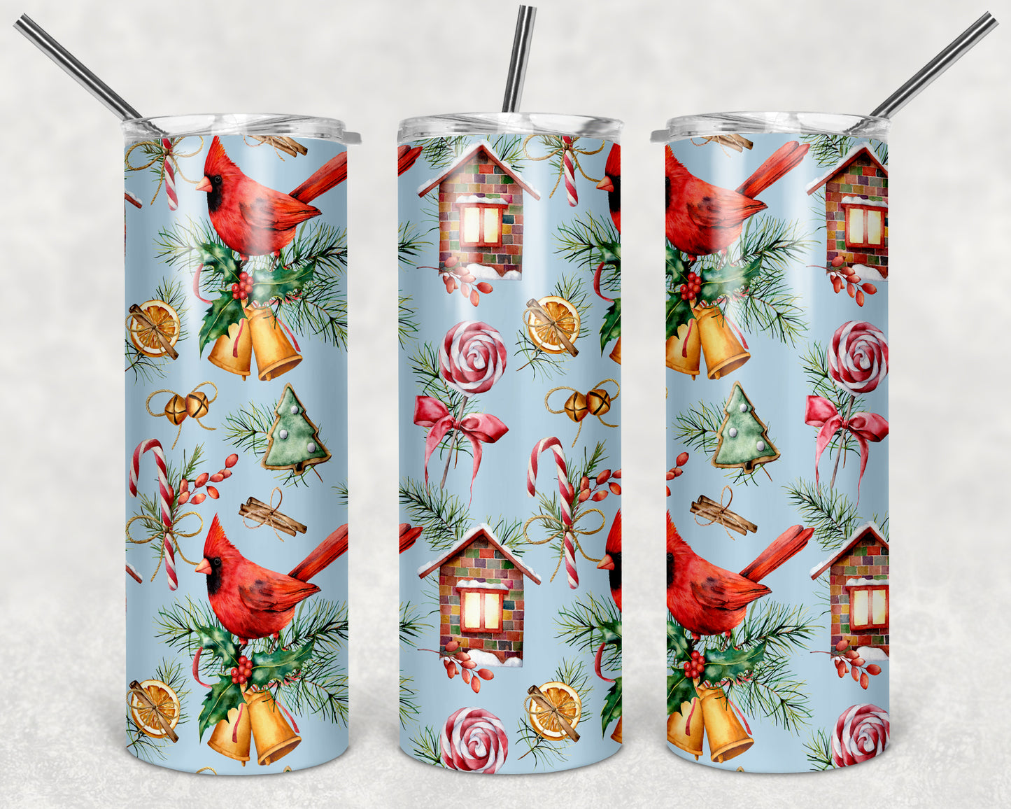 Christmas Patterns 20oz Tumblers