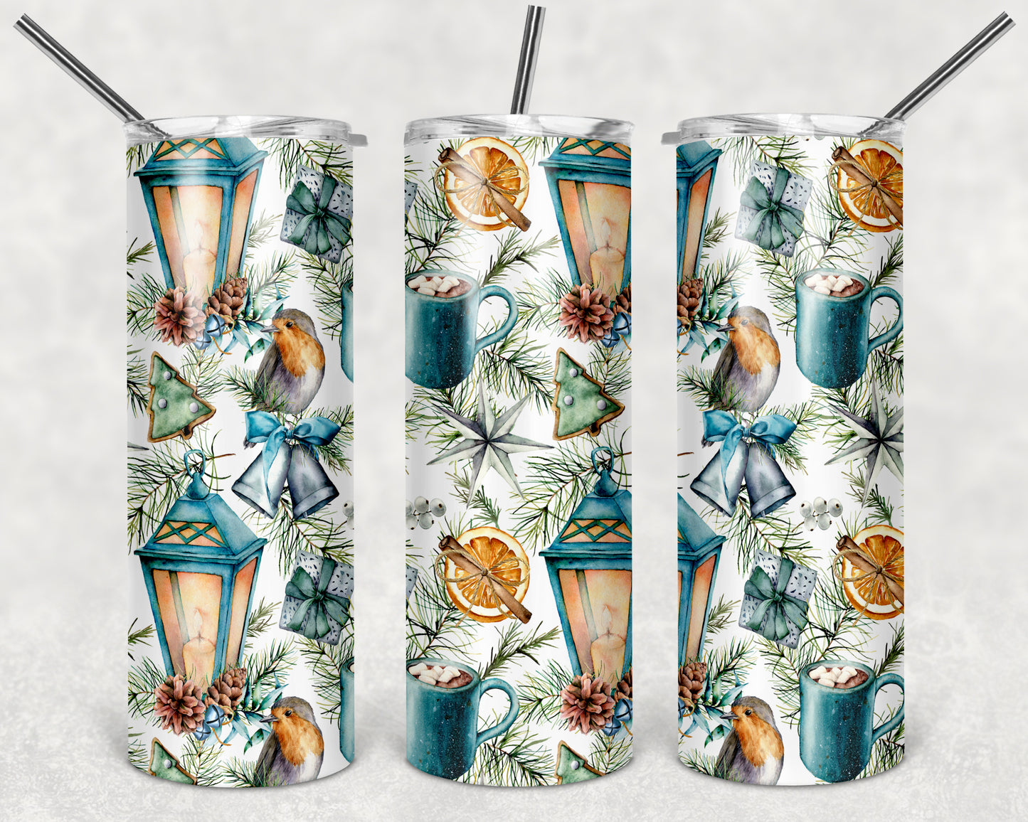 Christmas Patterns 20oz Tumblers