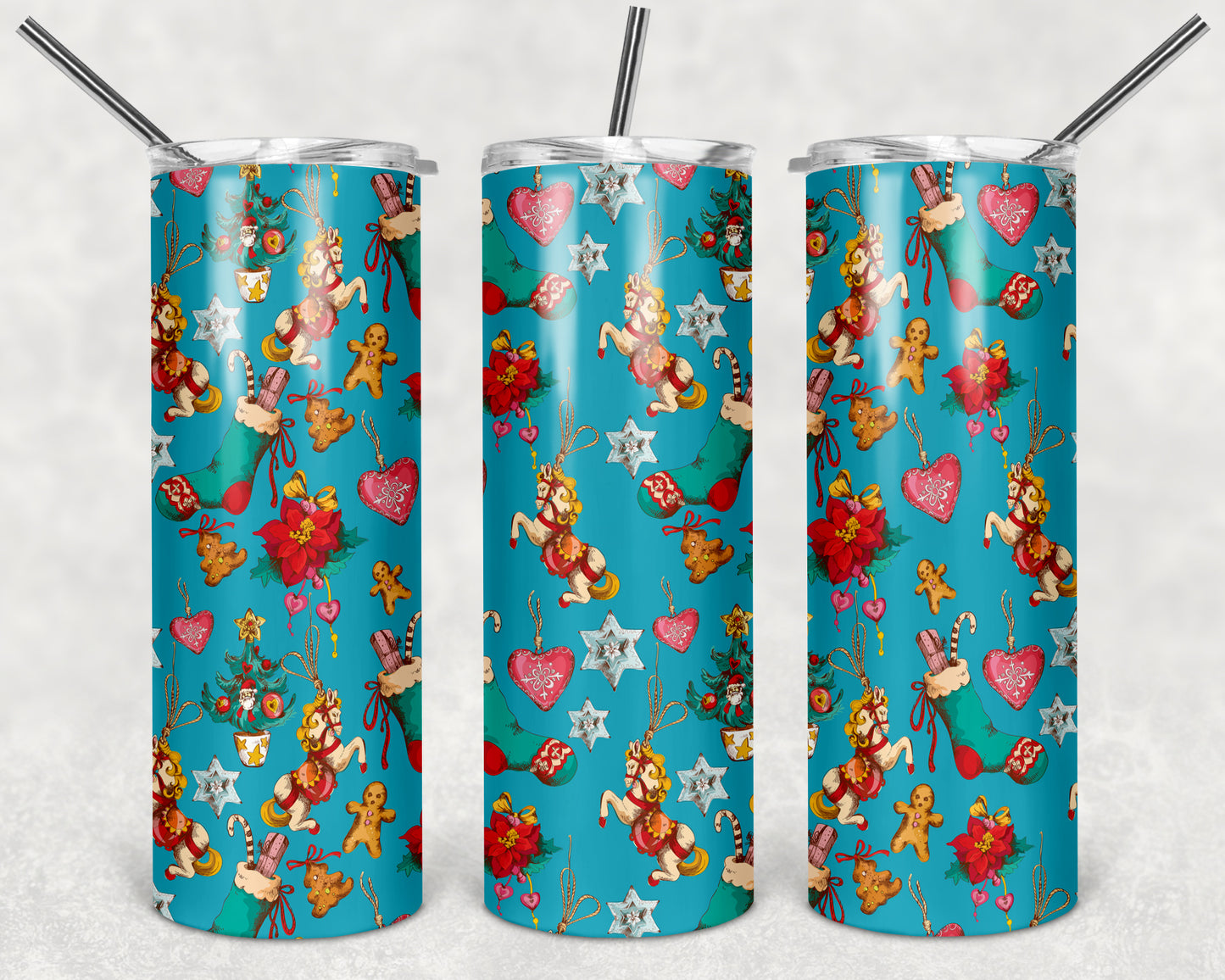 Christmas Patterns 20oz Tumblers