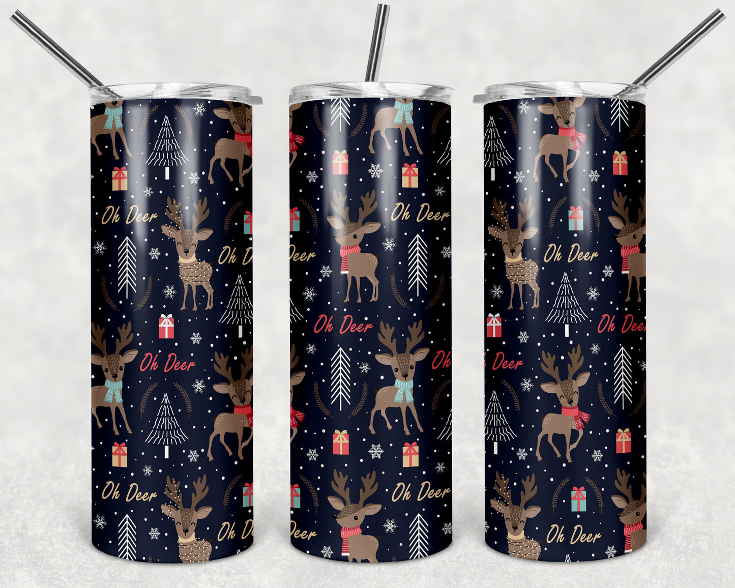 Christmas Patterns 20oz Tumblers