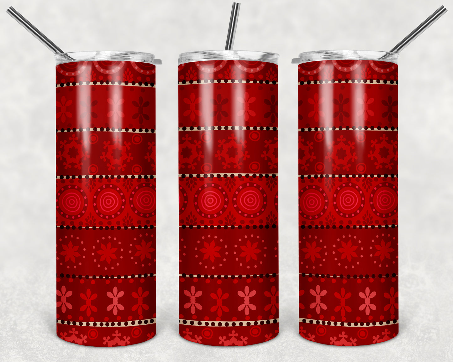 Christmas Patterns 20oz Tumblers