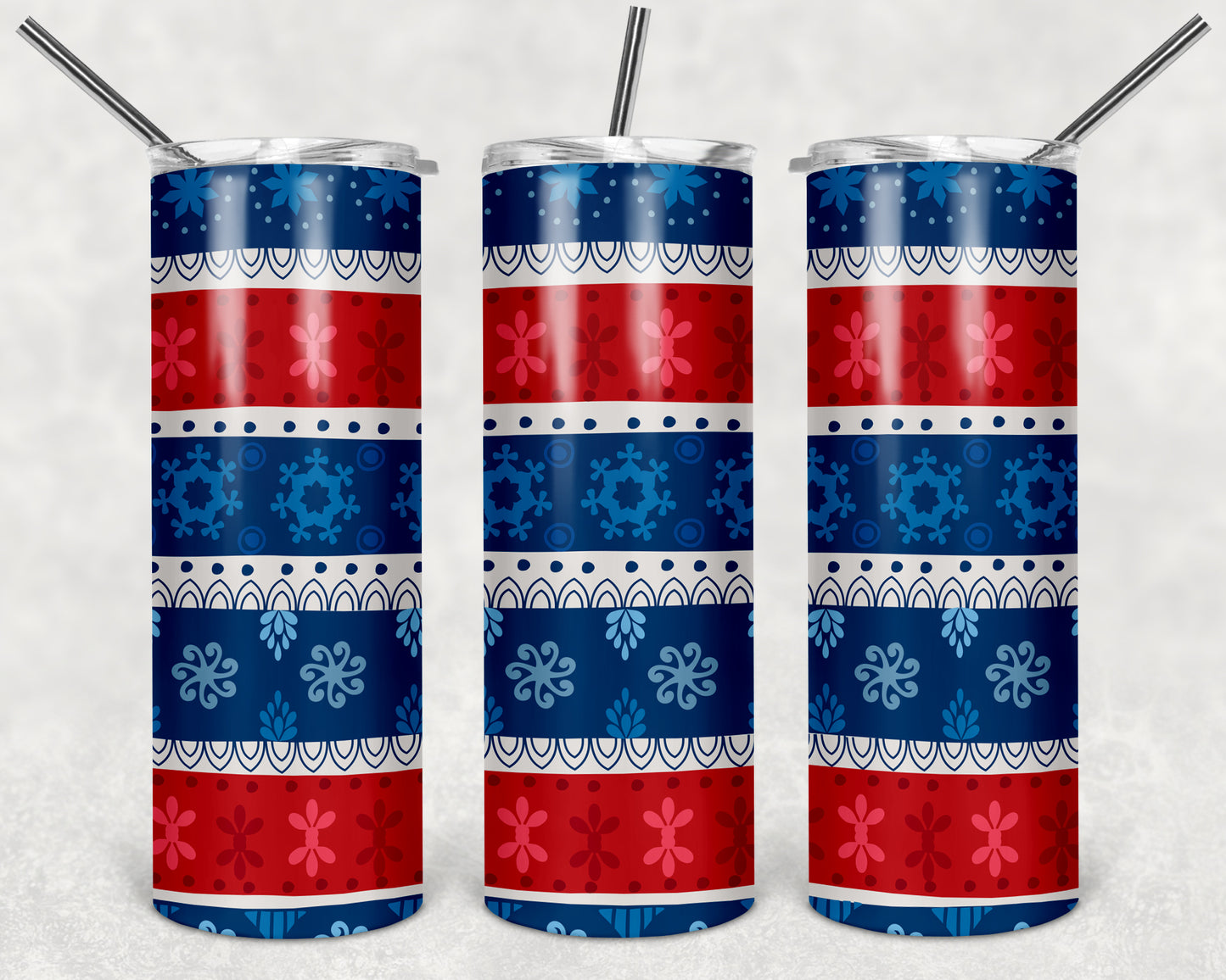 Christmas Patterns 20oz Tumblers