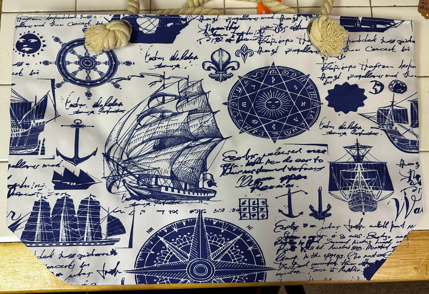 Sailors Beach Tote Bag