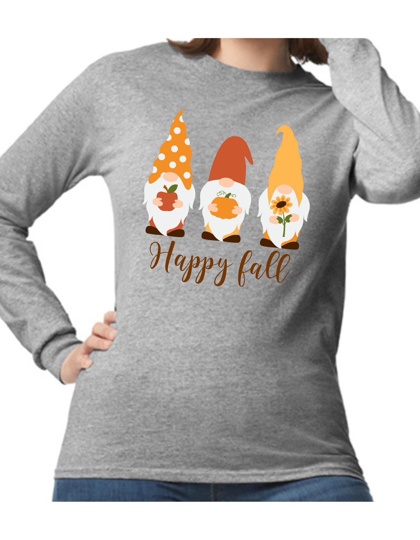 Happy Fall Gnomes Longsleeves