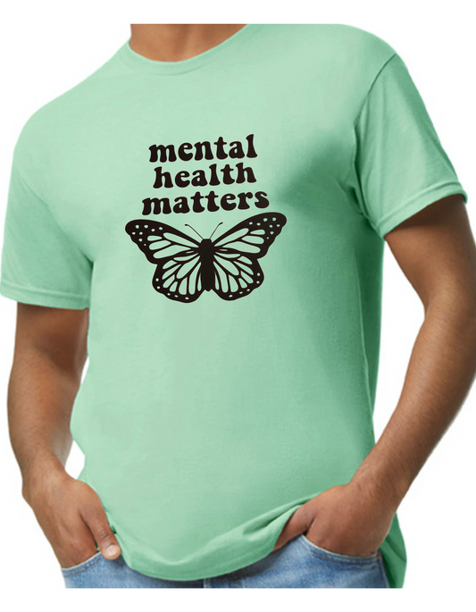 Mental Health Matters Butterfly Graphic Tee