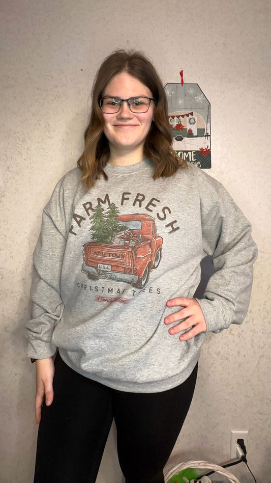 Farm Fresh Truck Sweater