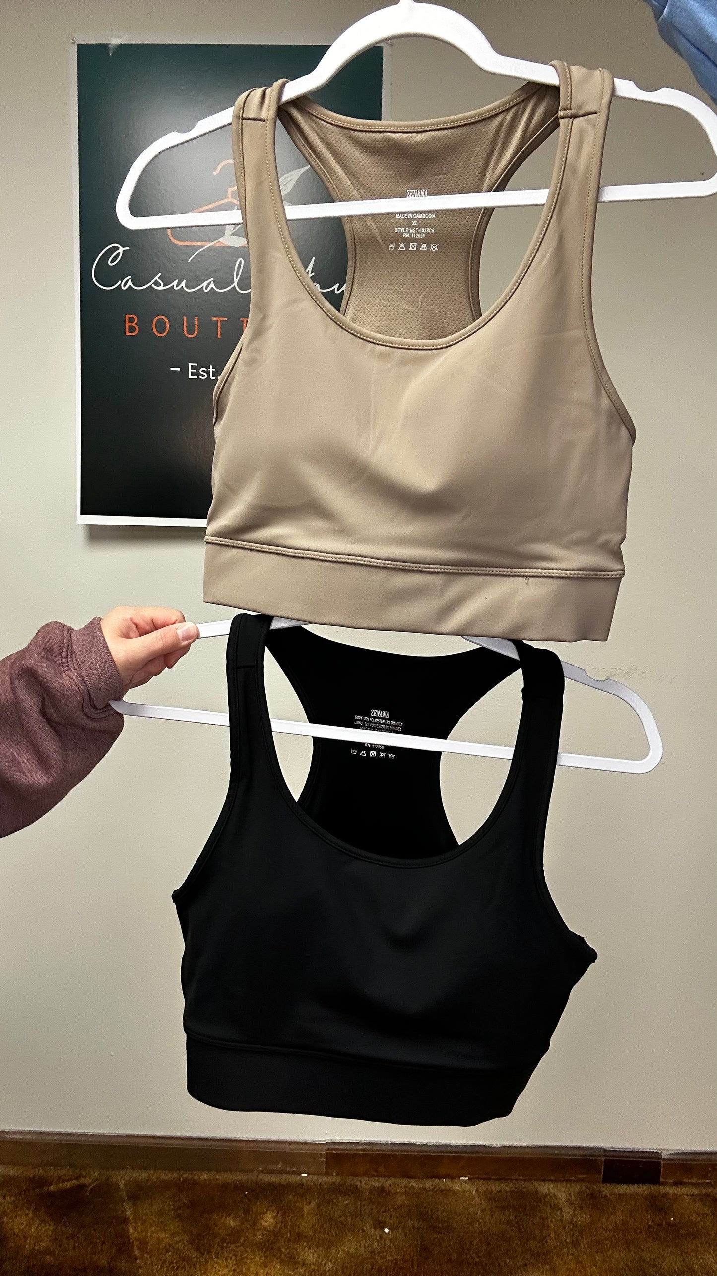 Racerback Padded Sports Bra